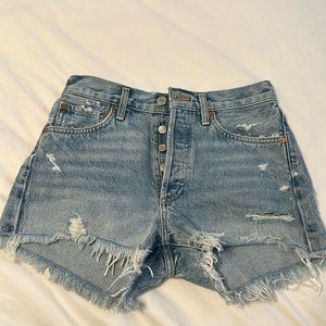 Agolde Parker Vintage Cut Off Shorts